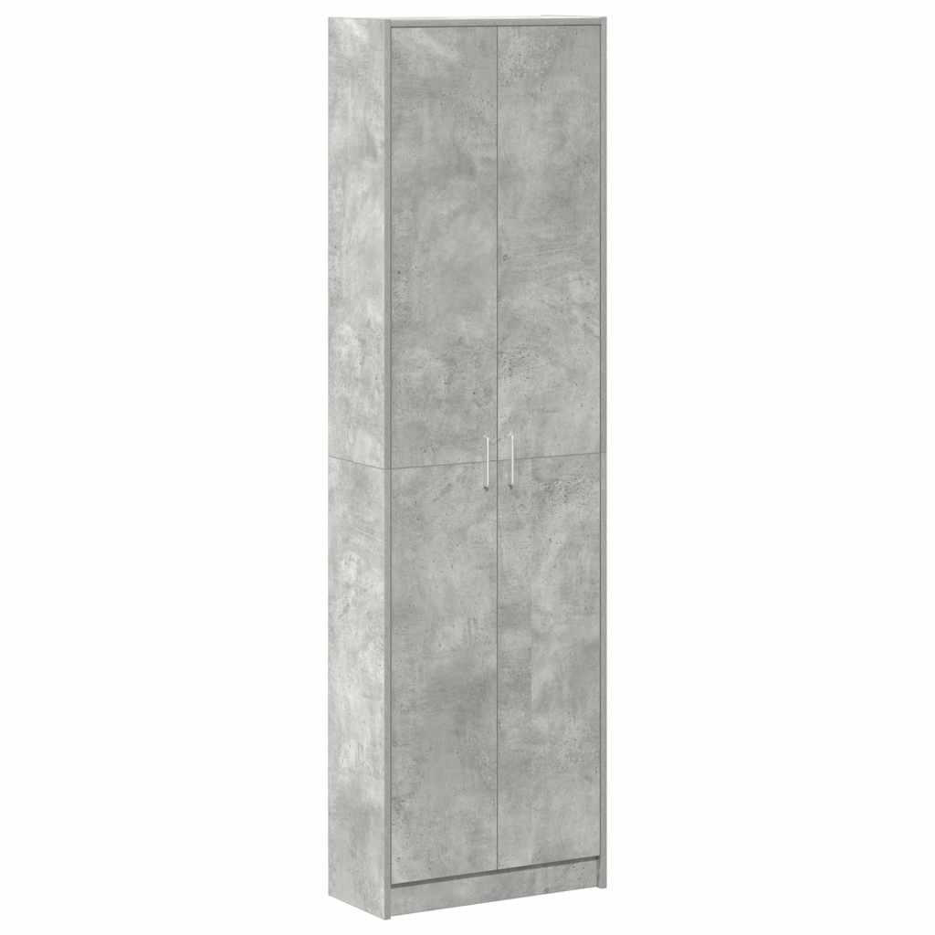vidaXL Wardrobe Concrete Grey 55 x 25 x 189 cm Engineered Wood 2