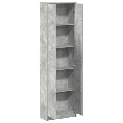 vidaXL Wardrobe Concrete Grey 55 x 25 x 189 cm Engineered Wood 5