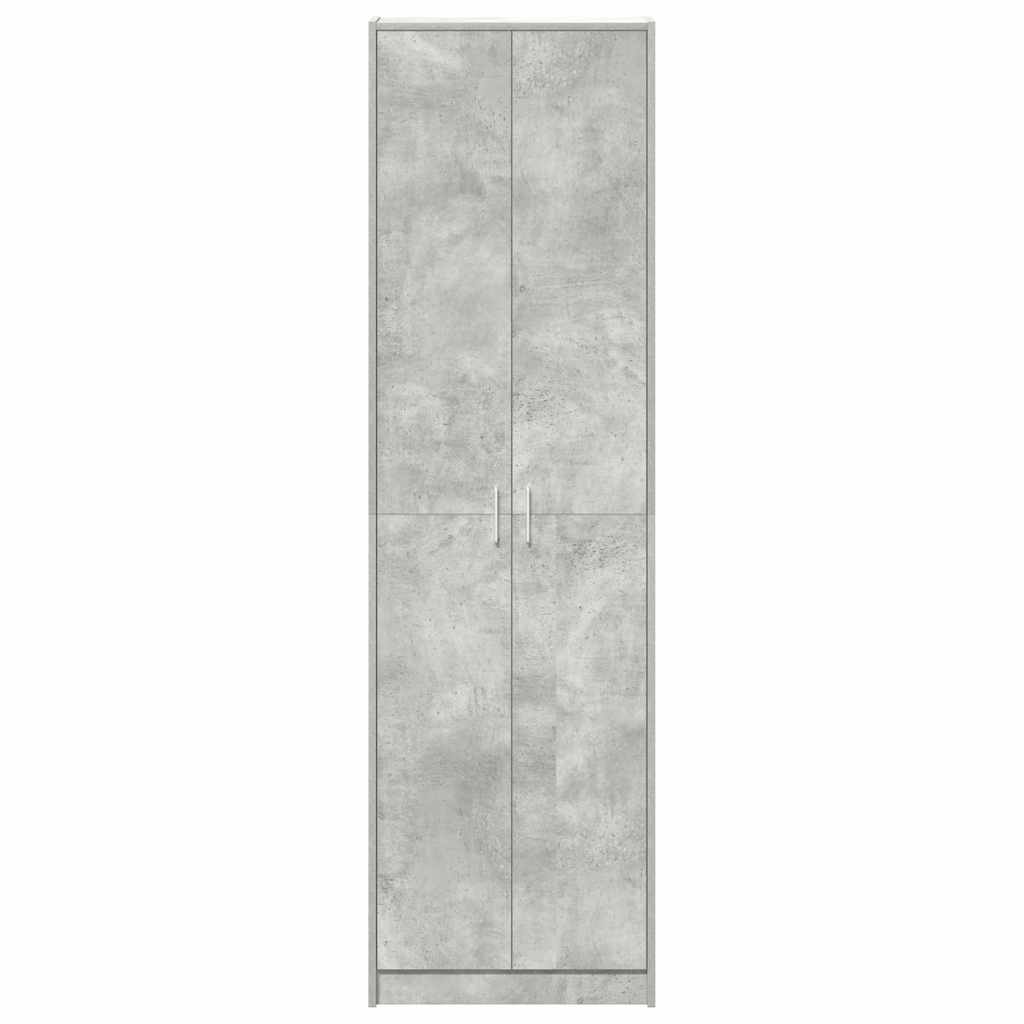 vidaXL Wardrobe Concrete Grey 55 x 25 x 189 cm Engineered Wood 6