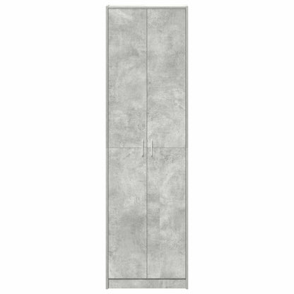 vidaXL Wardrobe Concrete Grey 55 x 25 x 189 cm Engineered Wood 6