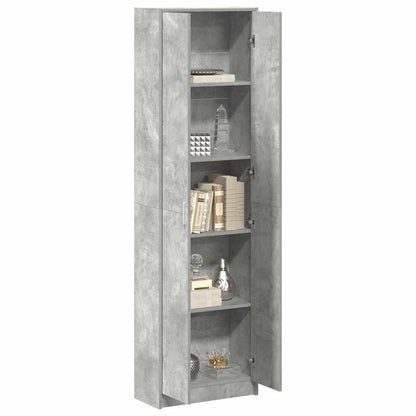 vidaXL Wardrobe Concrete Grey 55 x 25 x 189 cm Engineered Wood 3