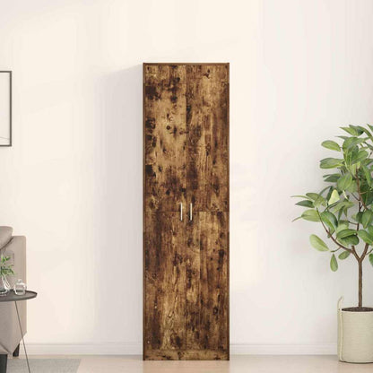 vidaXL Wardrobe Smoked Oak 55 x 25 x 189 cm Engineered Wood 1