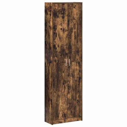 vidaXL Wardrobe Smoked Oak 55 x 25 x 189 cm Engineered Wood 2