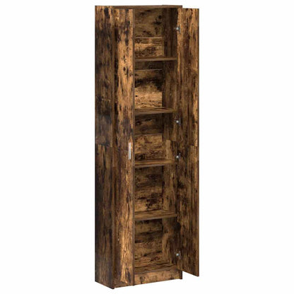 vidaXL Wardrobe Smoked Oak 55 x 25 x 189 cm Engineered Wood 5