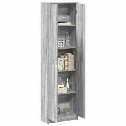 vidaXL Wardrobe Grey Sonoma 55 x 25 x 189 cm Engineered Wood 3
