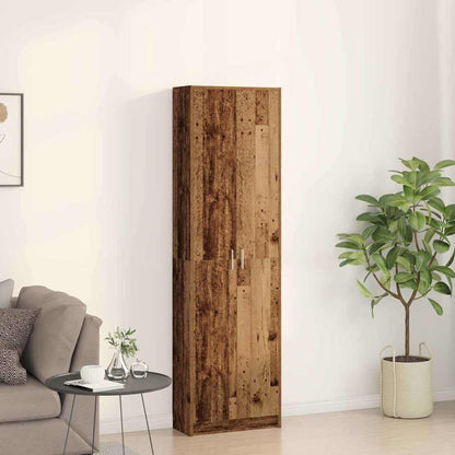 vidaXL Wardrobe Old Wood 55 x 25 x 189 cm Engineered Wood 4