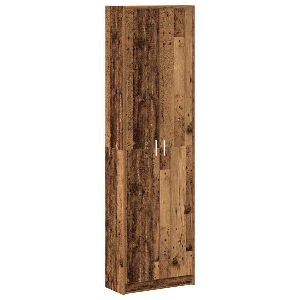vidaXL Wardrobe Old Wood 55 x 25 x 189 cm Engineered Wood 2