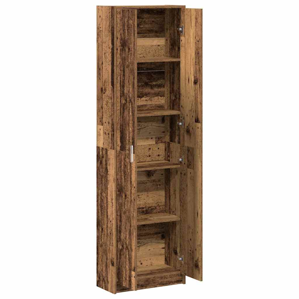 vidaXL Wardrobe Old Wood 55 x 25 x 189 cm Engineered Wood 5
