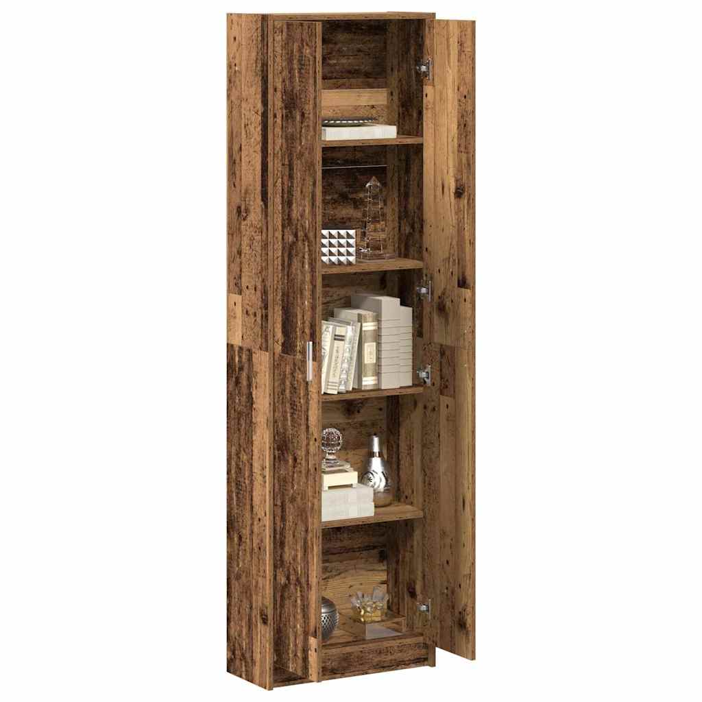 vidaXL Wardrobe Old Wood 55 x 25 x 189 cm Engineered Wood 3