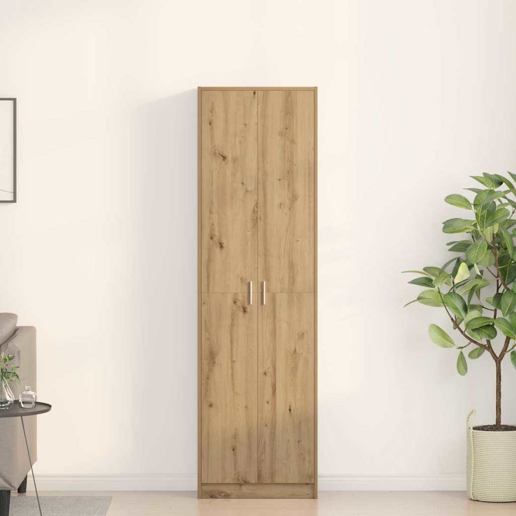 vidaXL Wardrobe Artisan Oak 55 x 25 x 189 cm Engineered Wood 1