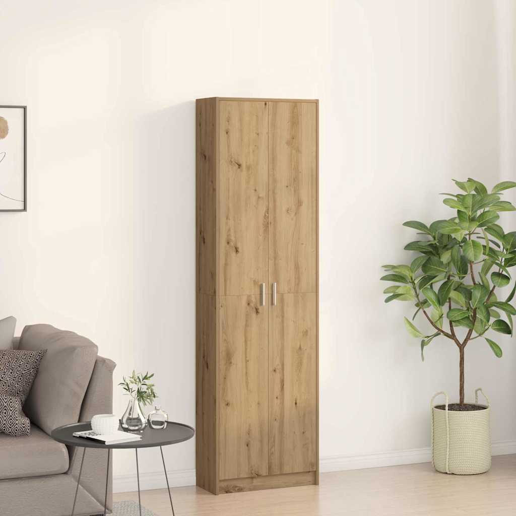vidaXL Wardrobe Artisan Oak 55 x 25 x 189 cm Engineered Wood 4