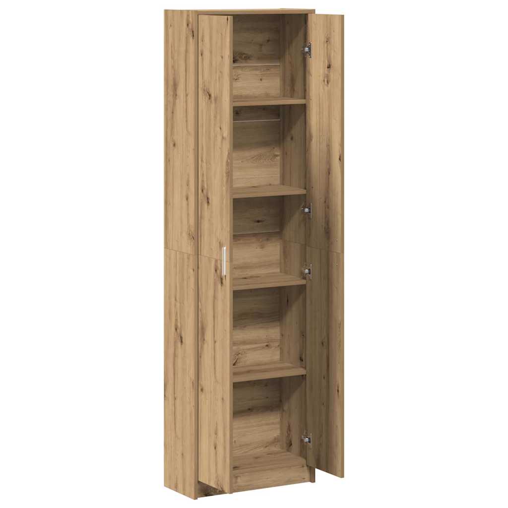 vidaXL Wardrobe Artisan Oak 55 x 25 x 189 cm Engineered Wood 5
