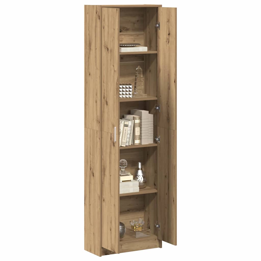 vidaXL Wardrobe Artisan Oak 55 x 25 x 189 cm Engineered Wood 3