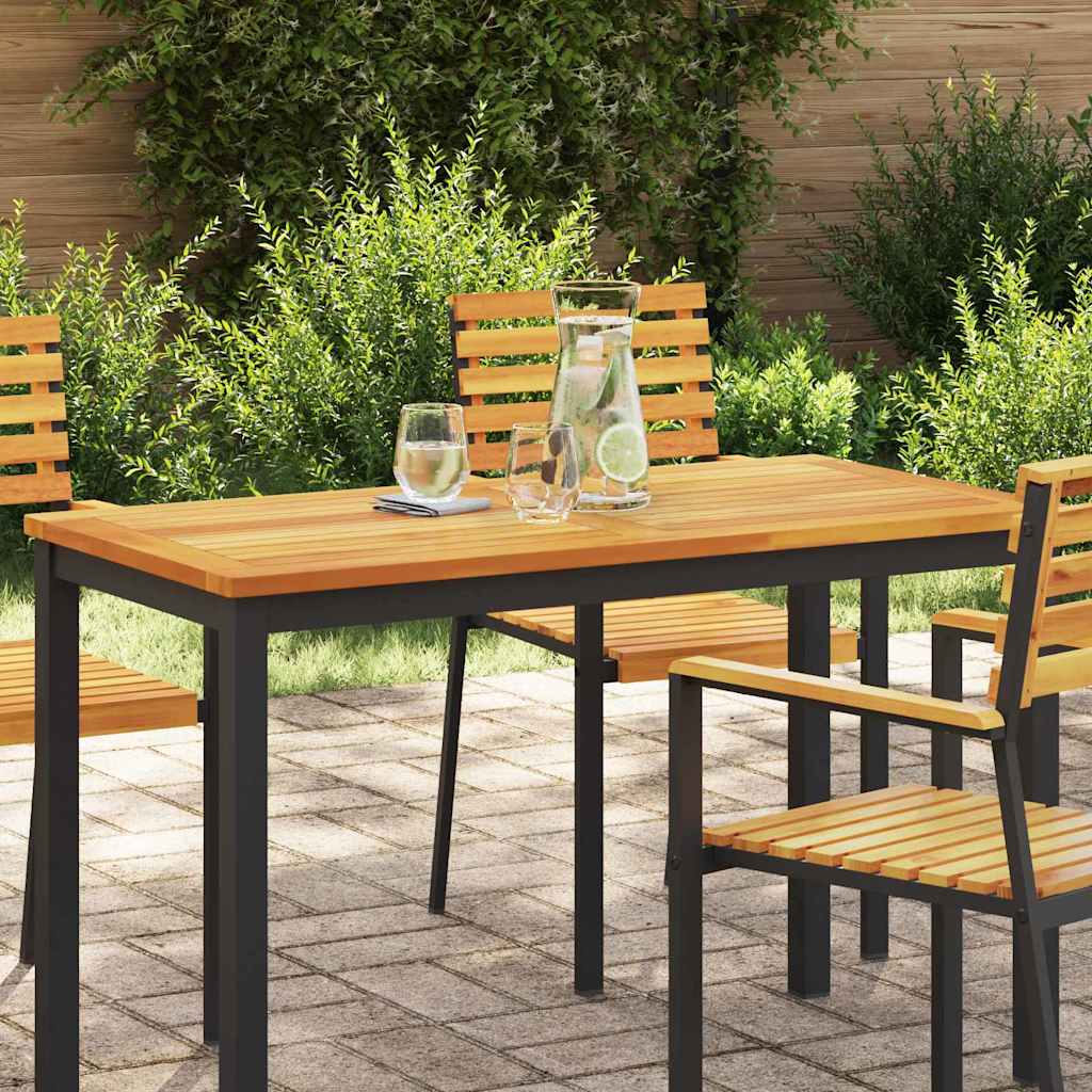 vidaXL Table Top Oil Natural 110 x 55 x 2 cm Solid Acacia Wood 1