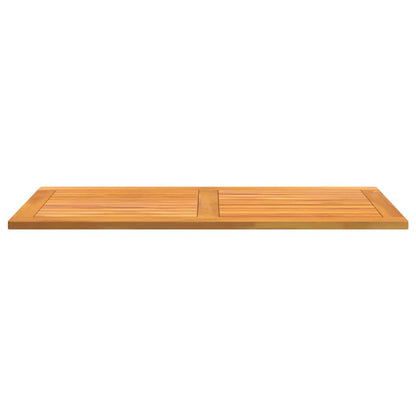 vidaXL Table Top Oil Natural 110 x 55 x 2 cm Solid Acacia Wood 5