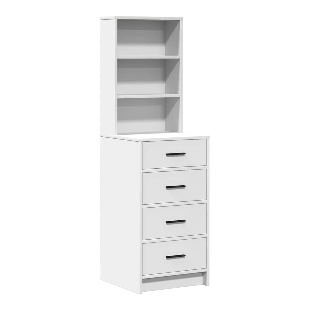 Dressing Table 2 pcs Brown 78.5 x 41 x 135 cm Engineered Wood White