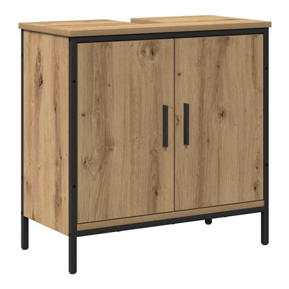 2 Piece Bathroom Furniture Set Engineered Wood Artisan oak