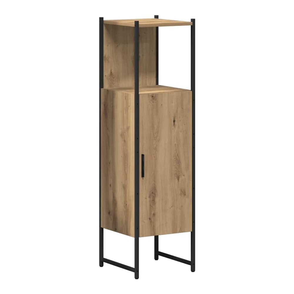 3 Piece Bathroom Furniture Set Engineered Wood Artisan oak