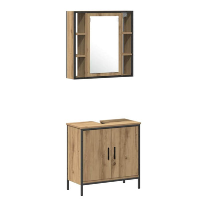 Bathroom Cabinet Engineered Wood Artisan oak