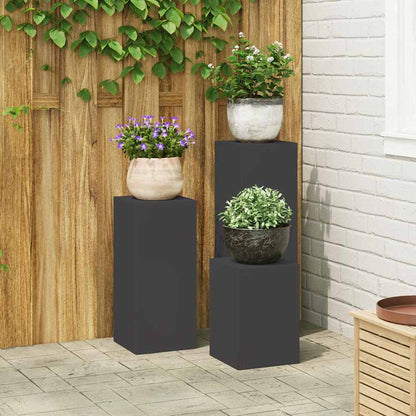 vidaXL Plant Stand 30 x 30 x 40 cm Steel Black