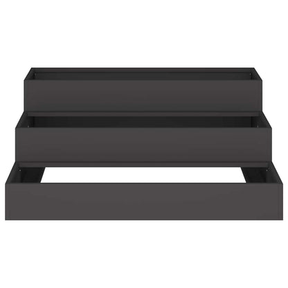 vidaXL Garden Planter Black 90 x 90 x 35 cm Cold-rolled Steel 6