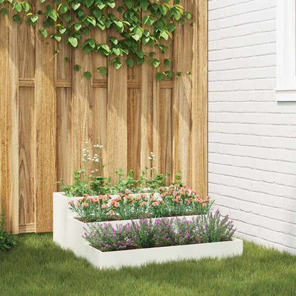 vidaXL Garden Planter 90 x 90 x 35 cm Cold-rolled Steel