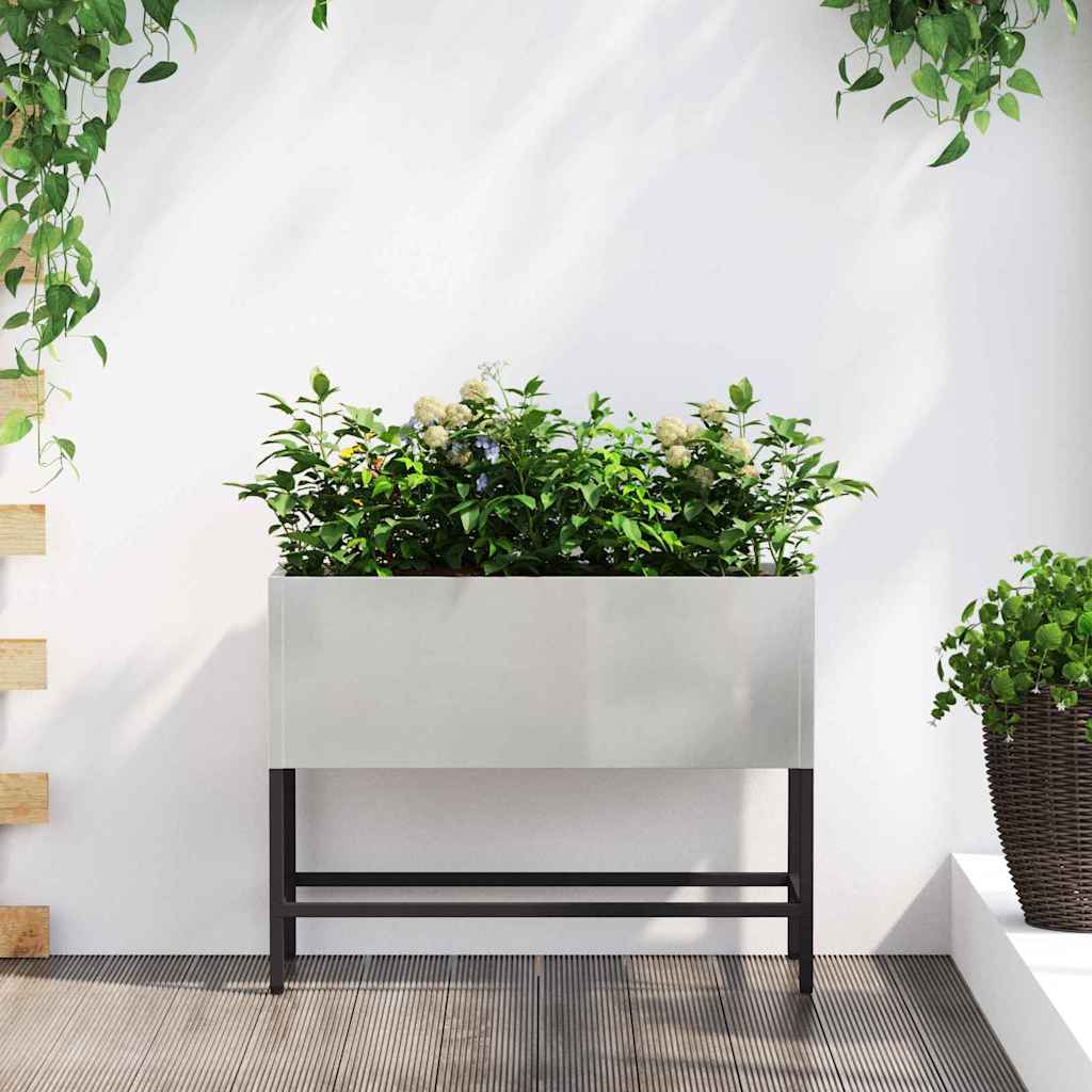 Raised Garden Planter Steel Stainless steel 60 cm 45 cm