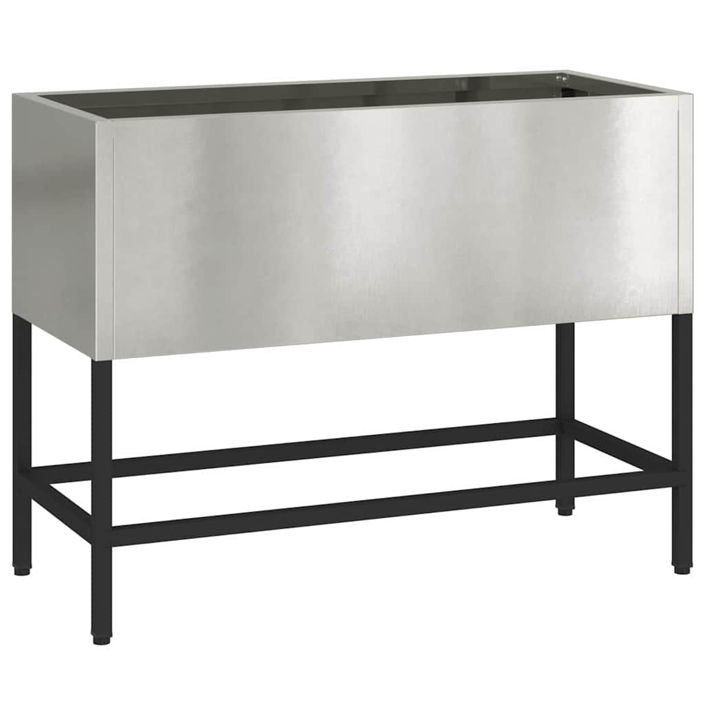 Raised Garden Planter Steel Stainless steel 60 cm 45 cm