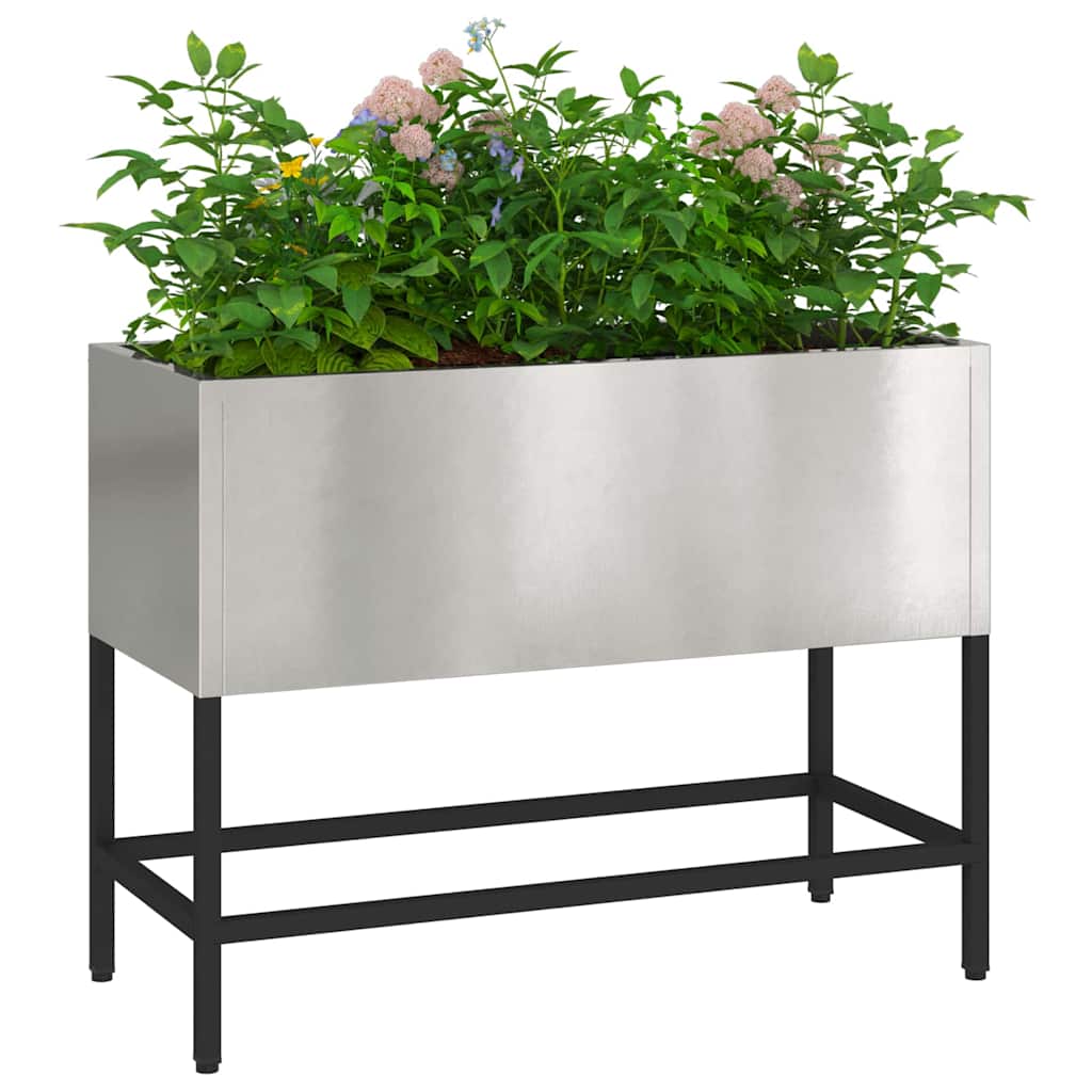 Raised Garden Planter Steel Stainless steel 60 cm 45 cm