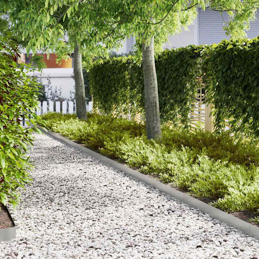 Lawn Edging 100 x 0.05 x 15 cm Cold Rolled Steel 100 x 15 cm 20 Galvanised steel