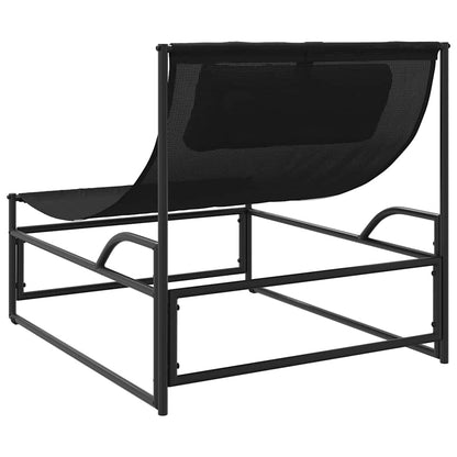 vidaXL Garden Lounger Chair Anthracite 87x74x73 cm Steel and Textilene 6