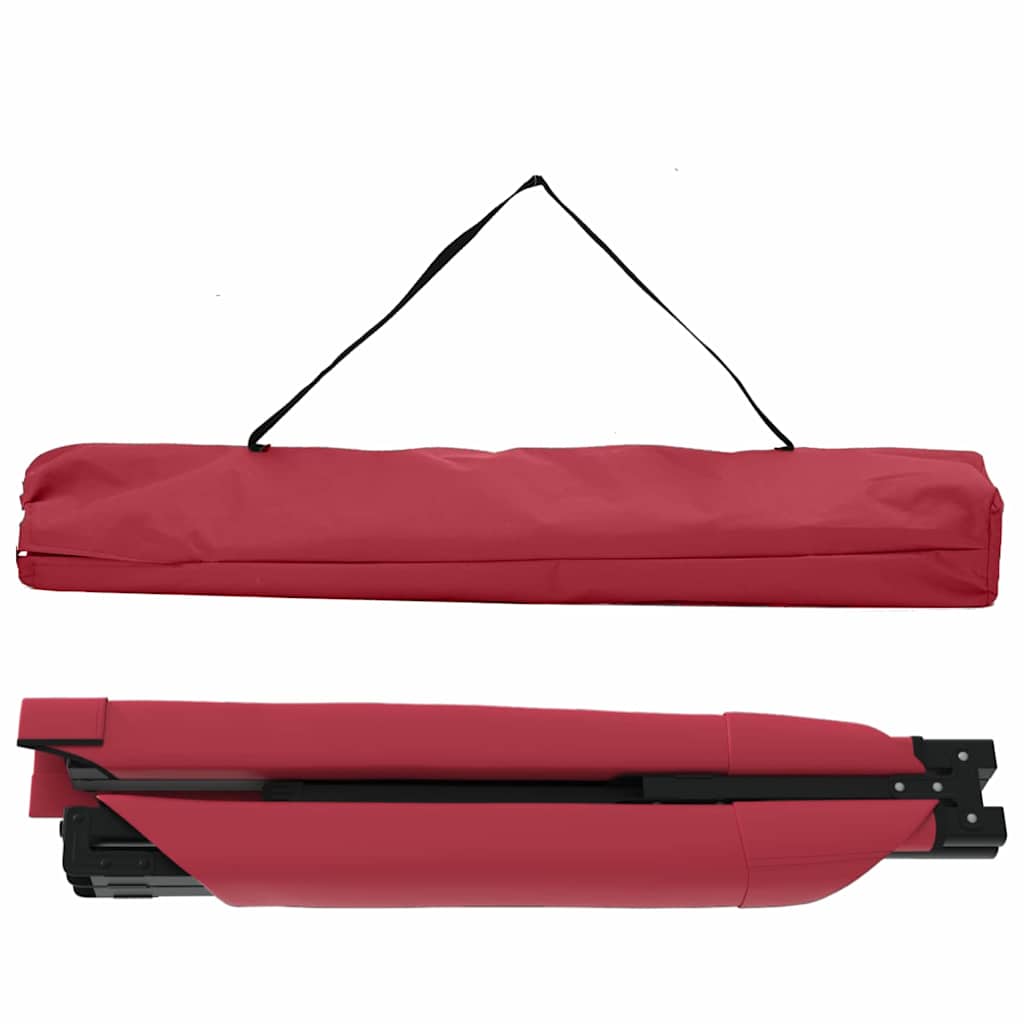 vidaXL Folding Camping Bed Folding Red 193 x 69 x 45 cm Oxford fabric 5