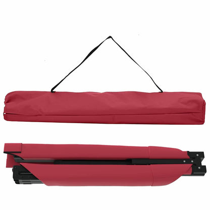 vidaXL Folding Camping Bed Folding Red 193 x 69 x 45 cm Oxford fabric 5