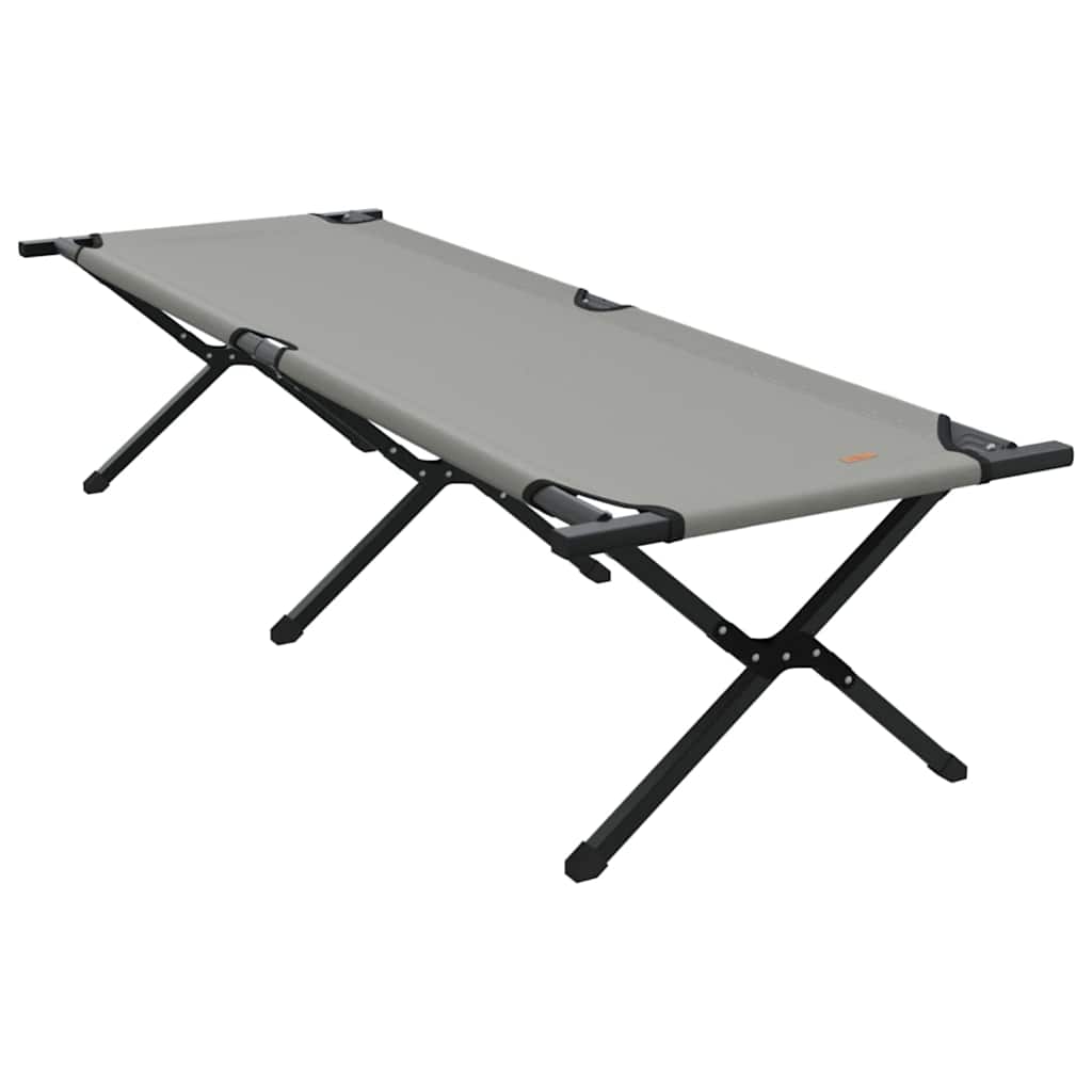 vidaXL Folding Camping Bed Folding Grey 193 x 69 x 45 cm Oxford fabric 2