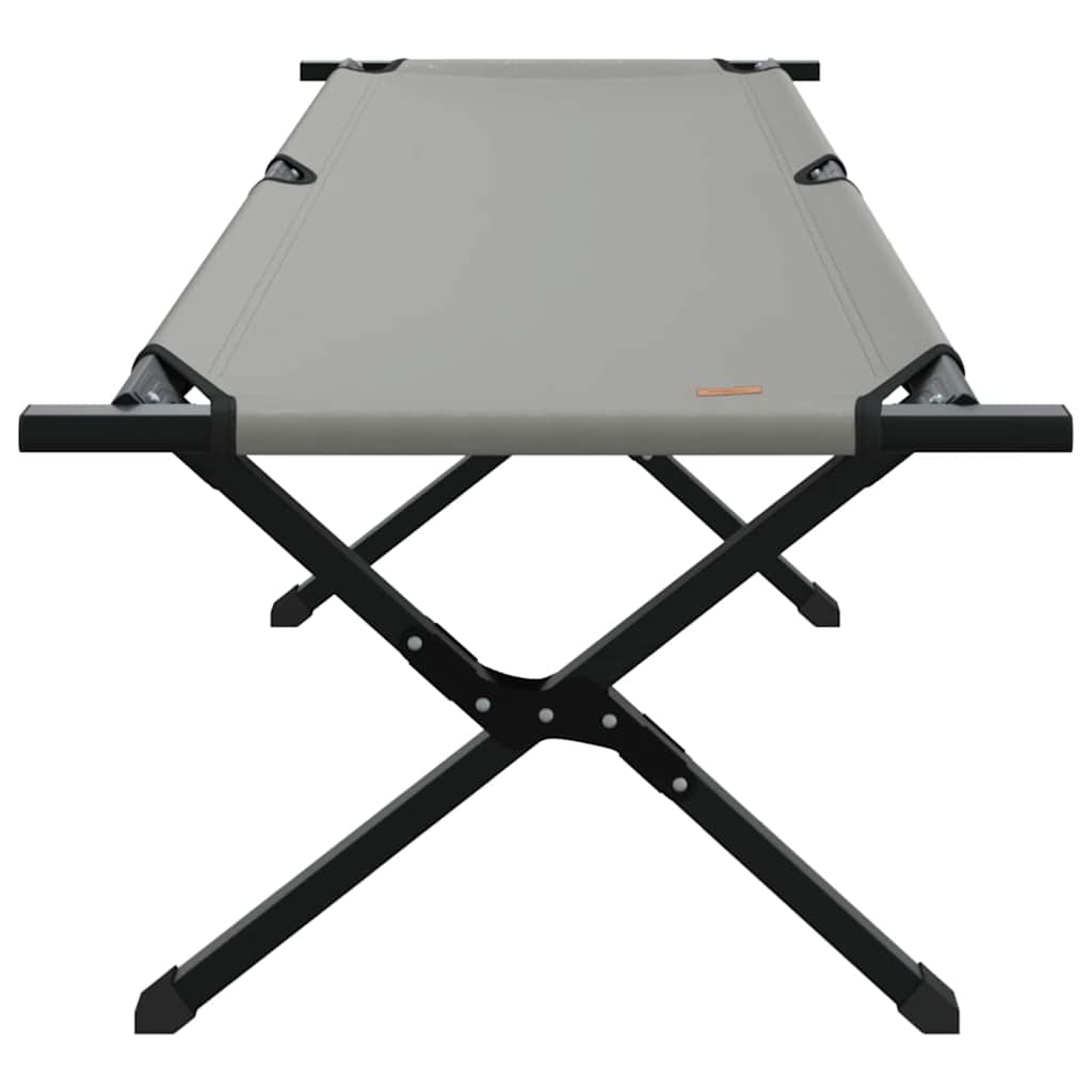 vidaXL Folding Camping Bed Folding Grey 193 x 69 x 45 cm Oxford fabric 4