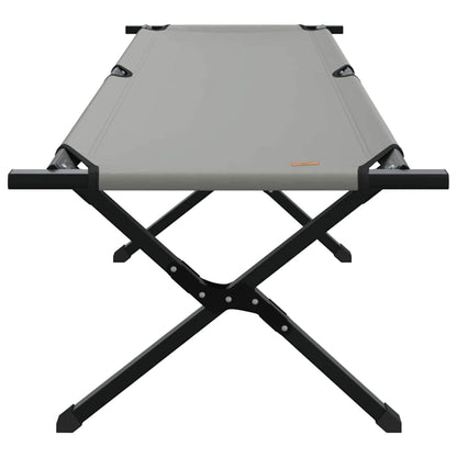 vidaXL Folding Camping Bed Folding Grey 193 x 69 x 45 cm Oxford fabric 4