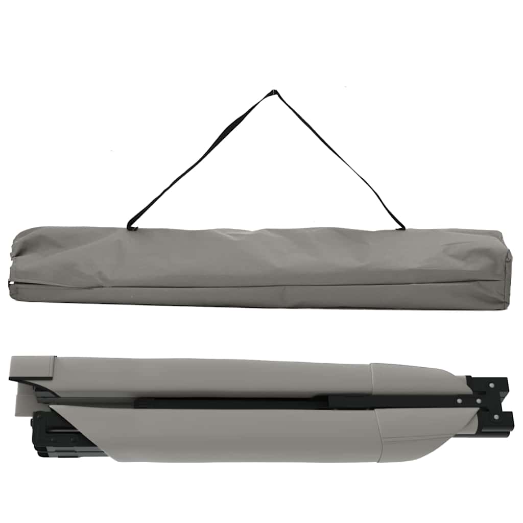 vidaXL Folding Camping Bed Folding Grey 193 x 69 x 45 cm Oxford fabric 5