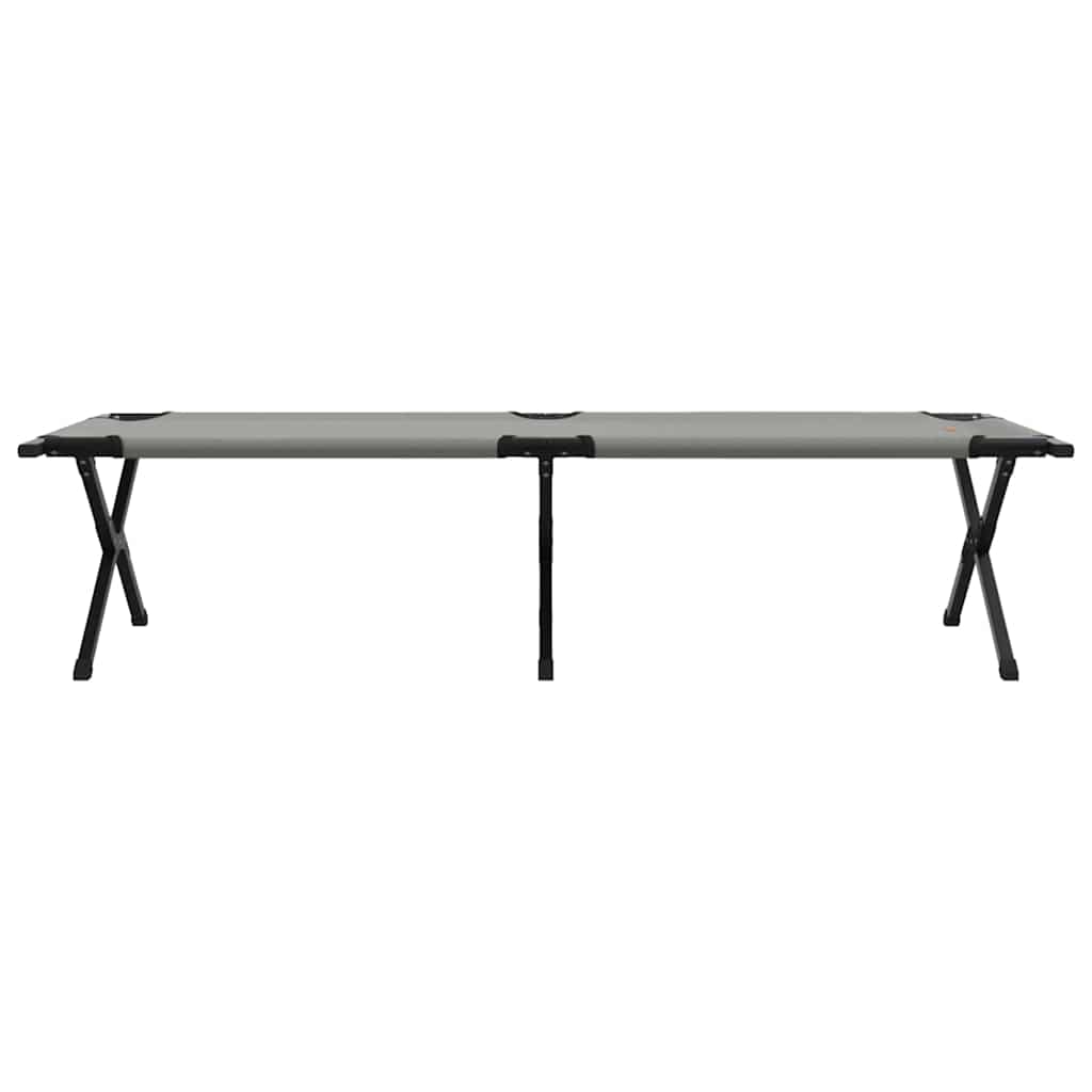 vidaXL Folding Camping Bed Folding Grey 193 x 69 x 45 cm Oxford fabric 6