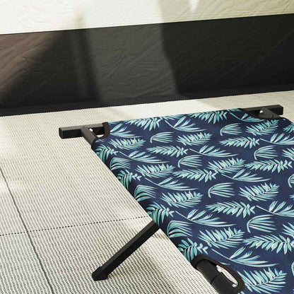 vidaXL Folding Camping Bed Leaf Forest 193 x 69 x 45 cm Oxford fabric 3
