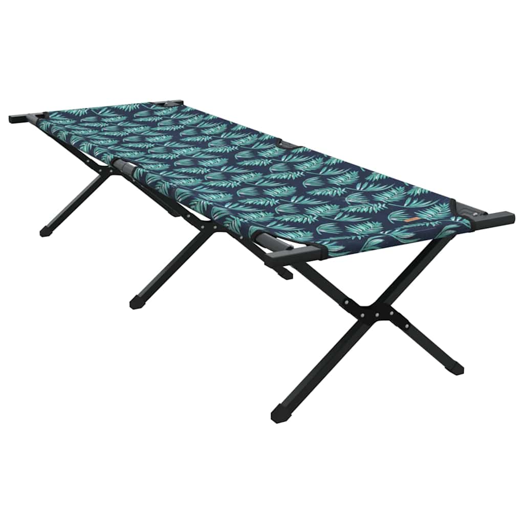 vidaXL Folding Camping Bed Leaf Forest 193 x 69 x 45 cm Oxford fabric 2