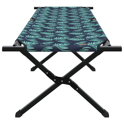 vidaXL Folding Camping Bed Leaf Forest 193 x 69 x 45 cm Oxford fabric 4