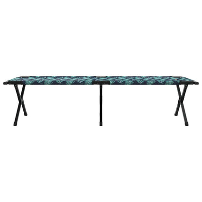 vidaXL Folding Camping Bed Leaf Forest 193 x 69 x 45 cm Oxford fabric 6