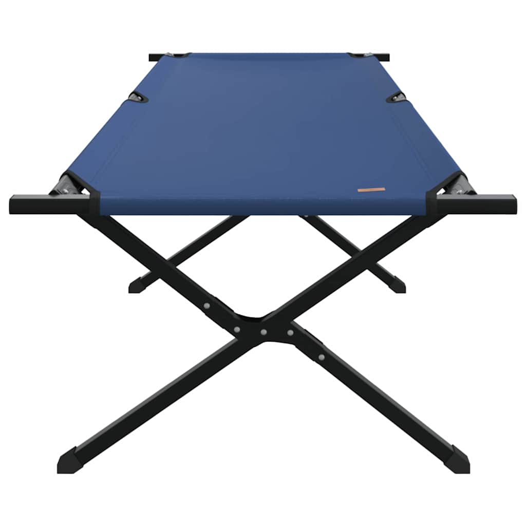 vidaXL Folding Camping Bed Folding Blue 210 x 80 x 46 cm Oxford fabric 4
