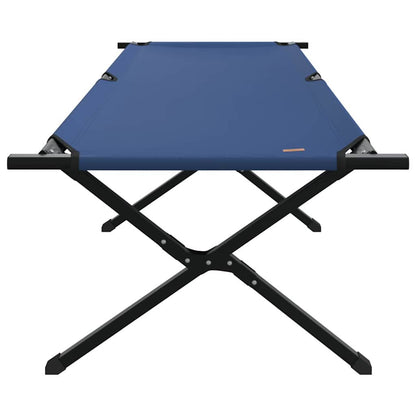 vidaXL Folding Camping Bed Folding Blue 210 x 80 x 46 cm Oxford fabric 4