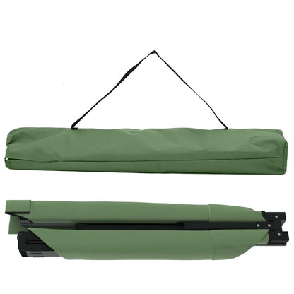 vidaXL Folding Camping Bed Manual Green 210 x 80 x 46 cm Oxford fabric 5