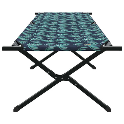 vidaXL Folding Camping Bed Leaf Forest 210 x 80 x 46 cm Oxford fabric 4