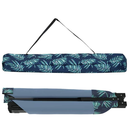vidaXL Folding Camping Bed Leaf Forest 210 x 80 x 46 cm Oxford fabric 5