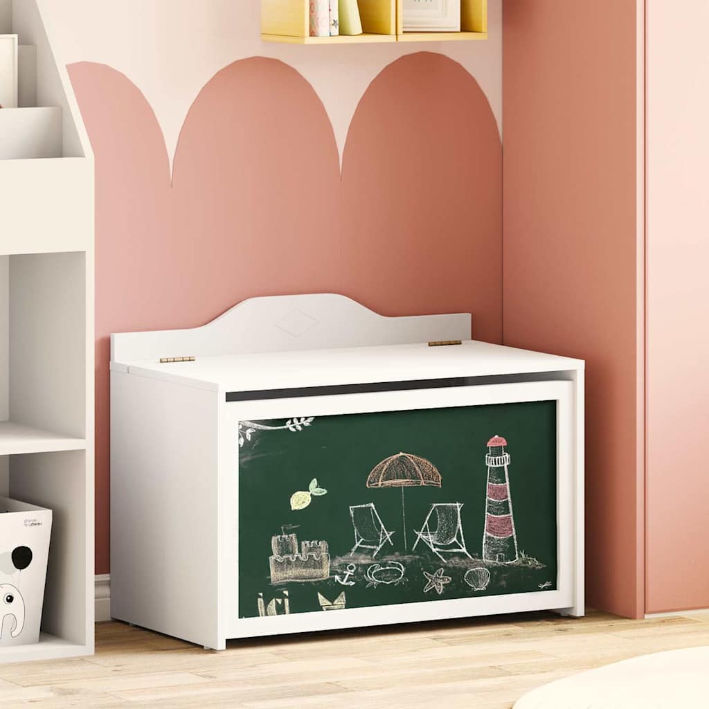 vidaXL Kids Creative Storage with Storage ROROS White 73 x 40 x 55 cm 1