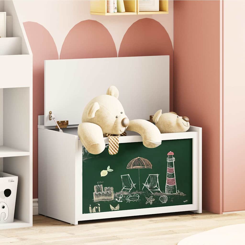 vidaXL Kids Creative Storage with Storage ROROS White 73 x 40 x 55 cm 4
