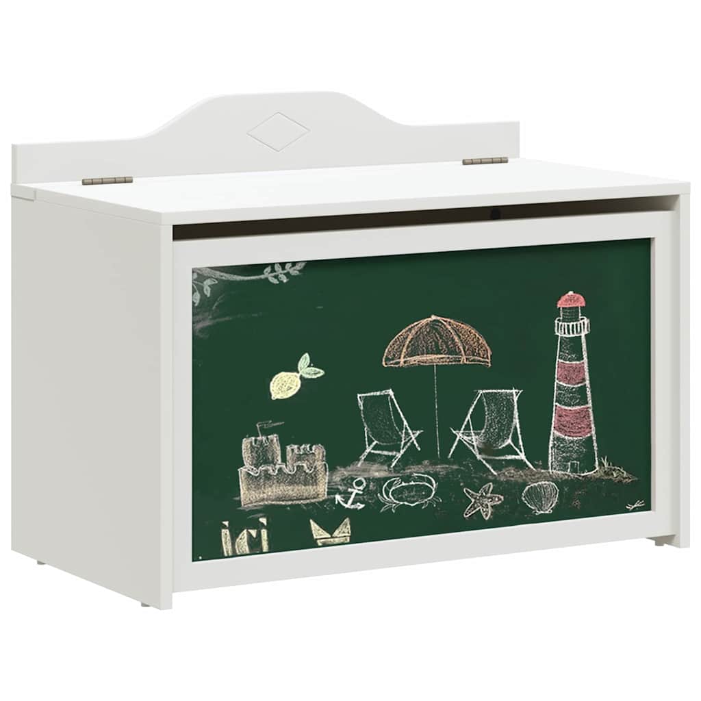 vidaXL Kids Creative Storage with Storage ROROS White 73 x 40 x 55 cm 3